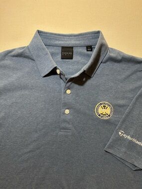 Dunning Golf x TaylorMade & PGA Men’s Golf Polo in Slate Blue